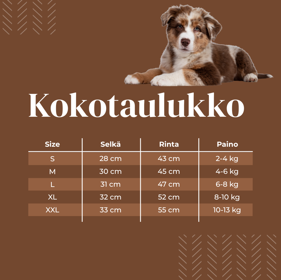 Kevyt vedenpitävä koiran sadetakki